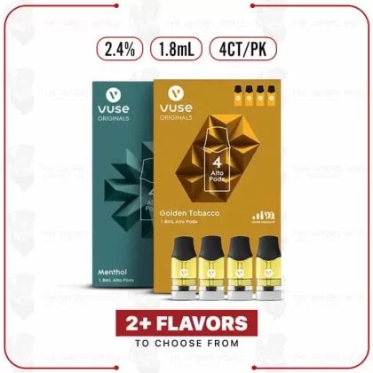 Vuse Alto Pods 2.4% – 4CT PK - Thevapersworld