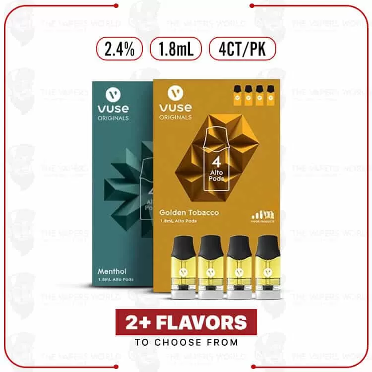 Vuse Alto Pods 2.4% – 4CT PK - Thevapersworld