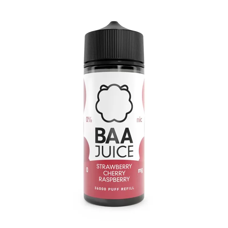 BAA Juice Strawberry Cherry Raspberry Shortfill