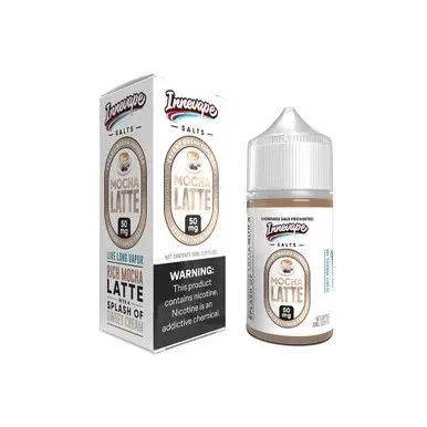 Mocha Latte Innevape Salts 30mL - Nicotine Level#24mg>35mg>50mg