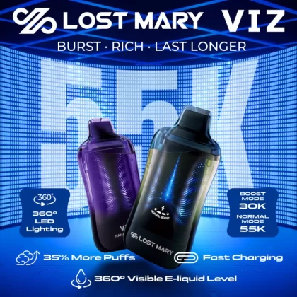 Lost Mary VIZ 55K Puff Disposable Device - 55,000 Puffs - Hawaiian Blast