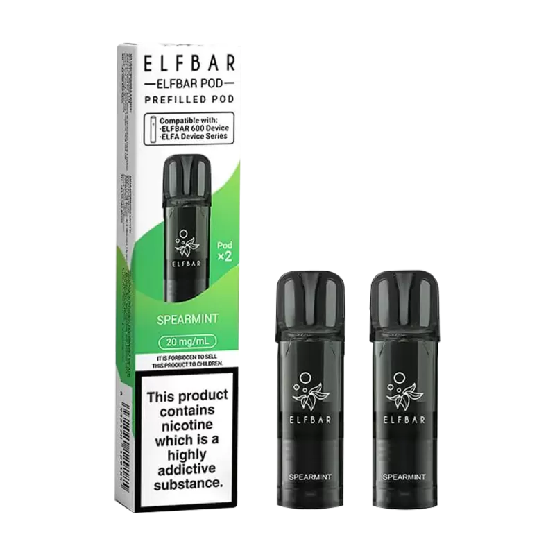 Spearmint Elfbar 600 Pods - Ecigwizard