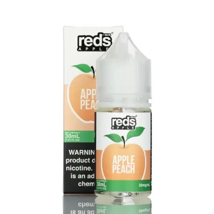 7 Daze TFN Salt Series - Reds Apple eJuice - Peach - 30ml - 30mg