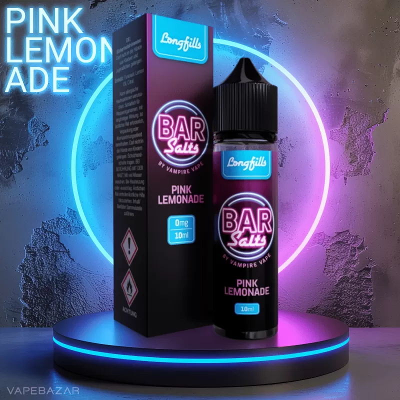 Bar Salts Longfills – Pink Lemonade 10ml - Zitrone / Limonade