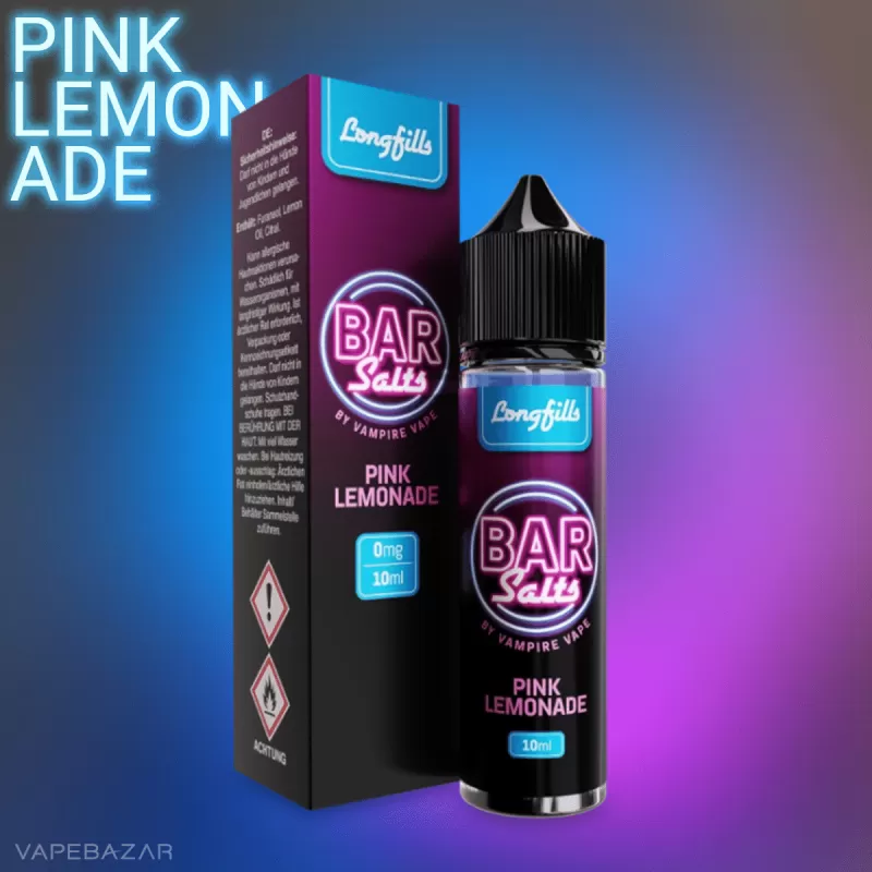Bar Salts Longfills – Pink Lemonade 10ml - Zitrone / Limonade - Image 2