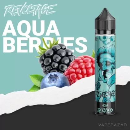 Revoltage Longfill 15 ml – Aqua Berries - Aroma zum Selbstmischen / Blaubeere / Himbeere / Brombeere