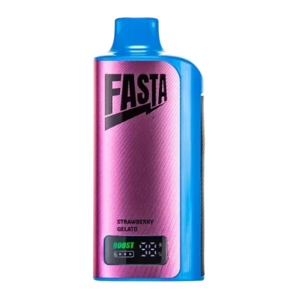 Strawberry Gelato FASTA PLUGIN 18000 - Nicotine#50mg~Size#Single>5 Pack (8DFDD4)