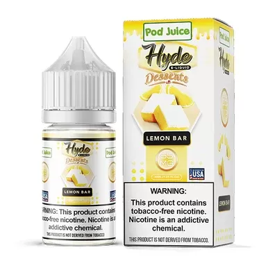 Lemon Bar by Pod Juice – Hyde TFN Salt 30mL - Flavors & Nicotine Level#35mg>55mg
