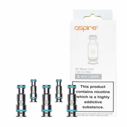 ASPIRE AF MESH COILS Pack Of 5 Mesh 1.0ohm ( For Aspire Flexus)