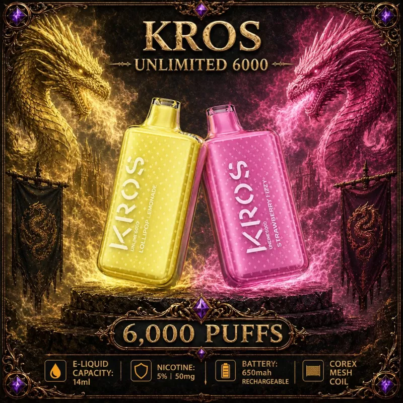 KROS Unlimited 6000 - London Lemonade - Vapeciga