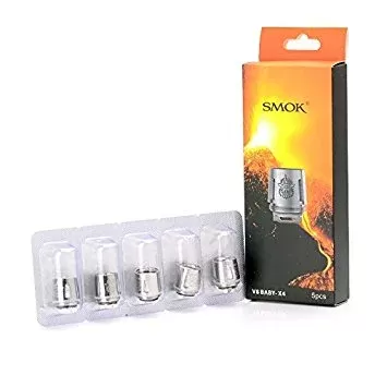 Smok TFV8 Baby Replacement Coils - Options#Q2 - 0.6ohm>Q2 - 0.4ohm>T8 - 0.15ohm>X4 - 0.15ohm>T6 - 0.2ohm>Q4 - 0.4ohm>Mesh