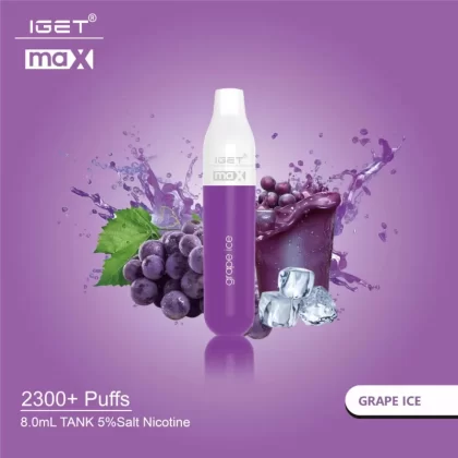 IGET Max Vape – Grape Ice (2300 Puffs)