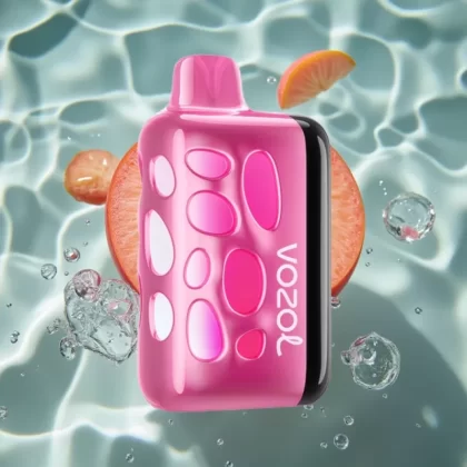 VOZOL RAVE 40000 Disposable Vape Peach Ice – 270° Glow, Beat-Synced Party Mode, 80% Fast Charge - Bangvapeaustralia