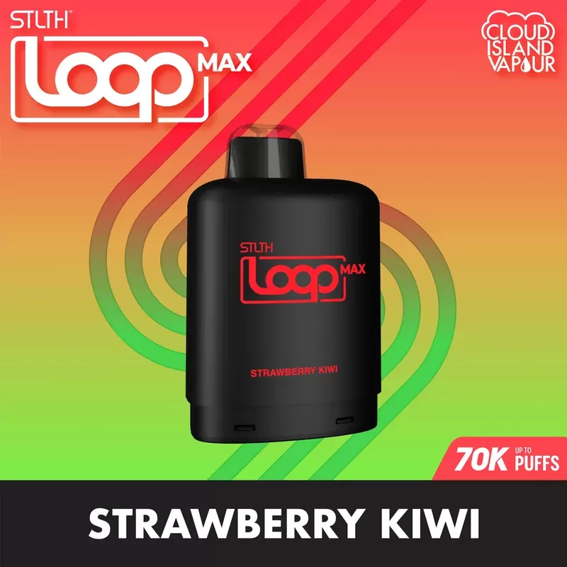 STLTH LOOP MAX 70K Pod Pack – Strawberry Kiwi