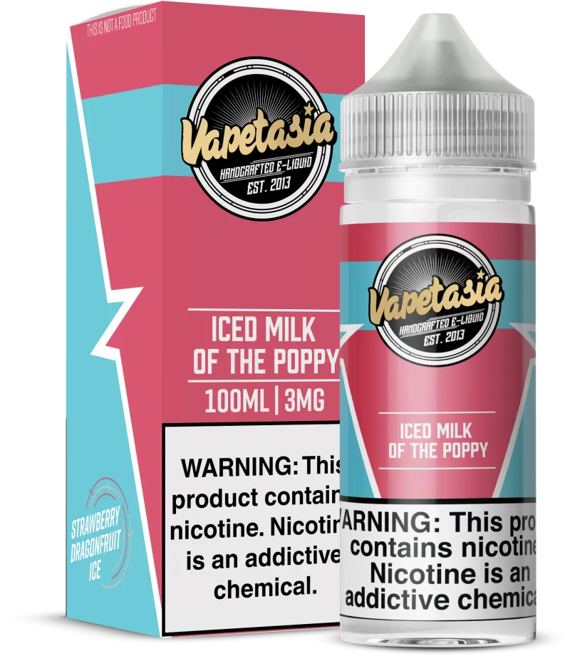 Vapetasia - ICED Milk of the Poppy - 100ML E-Liquid - 6MG