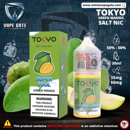 Tokyo Super Cool Green Mango Saltnic 30ml