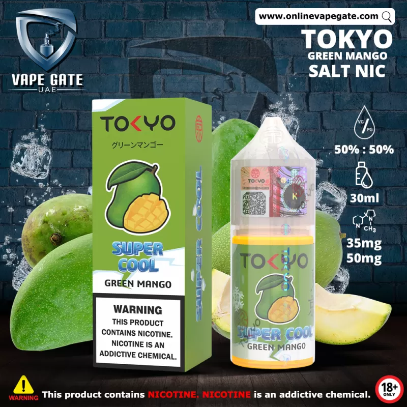 Tokyo Super Cool Green Mango Saltnic 30ml