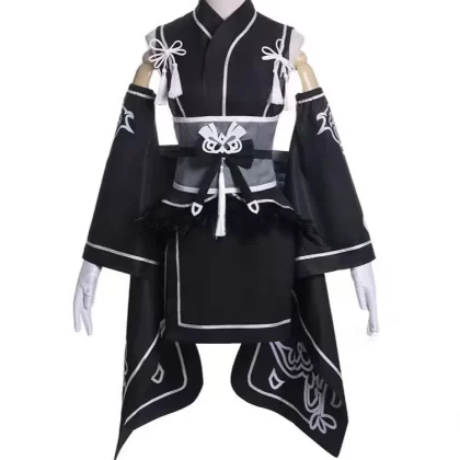 Android Warrior 2B Cosplay Costume - Premium Gothic Dress with Accessories