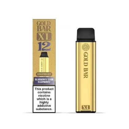 Gold Bar XL Prefilled Pod Kit Blueberry Sour Raspberry - Strength#20mg (1369BA)