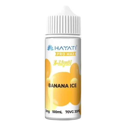 Hayati Pro Max Banana Ice 100ml Shortfill Vape Juice