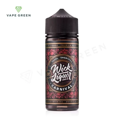 Carnival Shortfill E-Liquid by Wick Liquor 100ml - Eliquidsupply