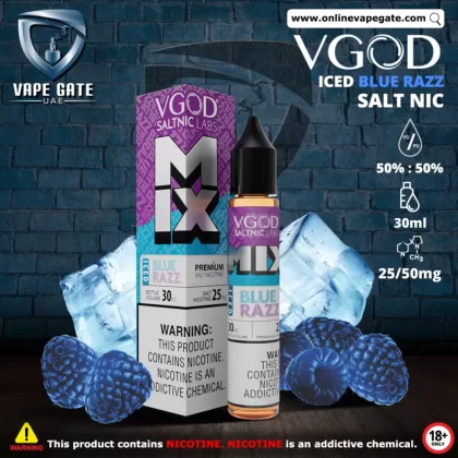 VGOD Iced Blue Razz Salt Nic - 30ml - 20 mg