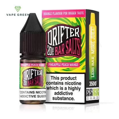 Pineapple Peach Mango Nic Salt E-Liquid by Drifter Bar Salts - Eliquidsupply