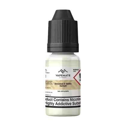 Vapemate Classic Cinnamon & Vanilla Custard 10ml - 0mg (Discontinued)