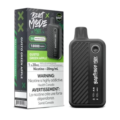 Flavour Beast Beast Mode Max 18K Disposable – 20ML – Gusto Green Apple