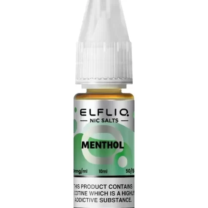 Elf Bar Elfliq Menthol Nic Salt Vape Juice - Strength 5mg