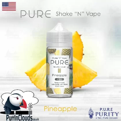 P.U.R.E Pineapple Shake n Vape E-Liquid (50ml 0mg)