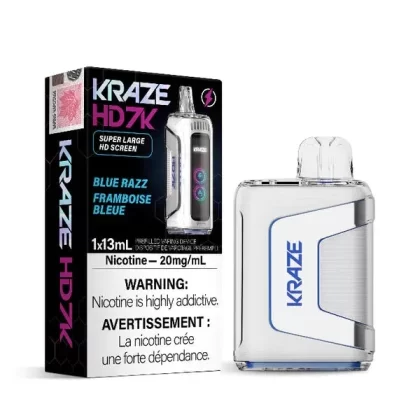 Kraze HD 7K – Blue Razz Disposable Vape
