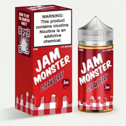 Strawberry – Jam Monster – 100mL Vape Juice – Made in USA
