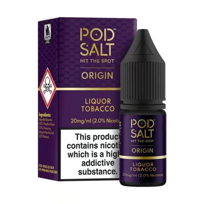 Liquor Tobacco – Pod Salt Nicotine Salt E Liquid – 10ml – TPD - Vapestorm Co