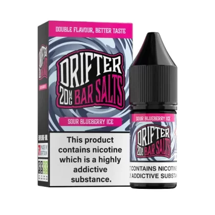 Sour Blueberry Ice Nic Salt E-Liquid by Drifter Bar Series