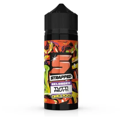 Tutti Frutti By Strapped Reloaded 100ml Shortfill - Vape Store
