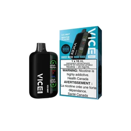 Vice Boost Disposable Vape – 9000 Puffs – Ice Mint - Ecigdepot