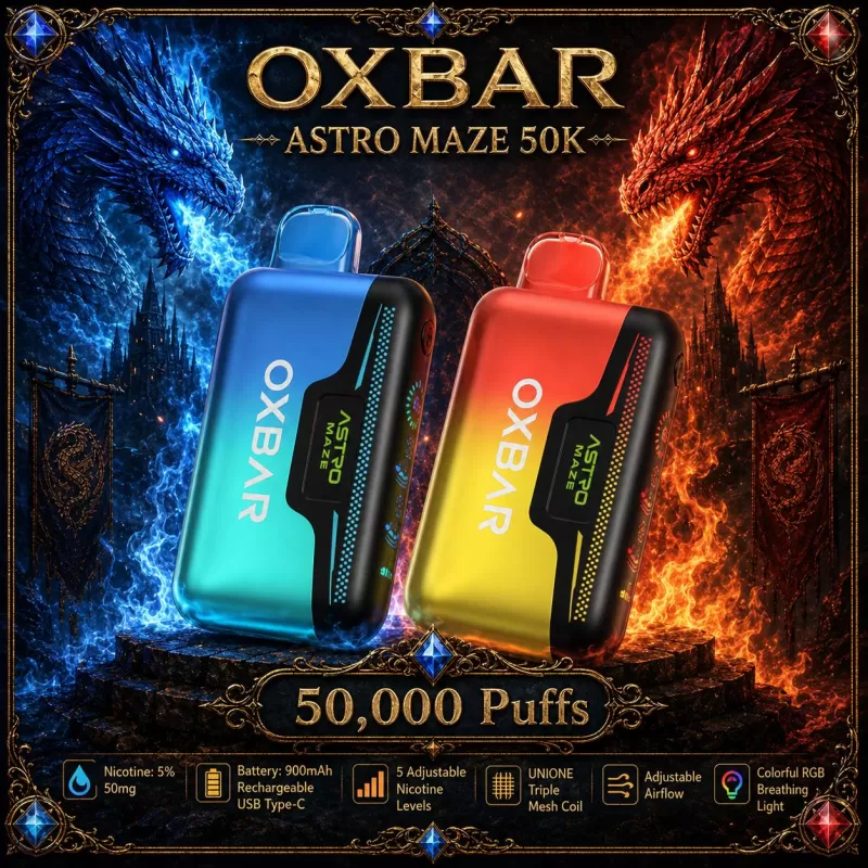 OXBAR Astro Maze 50K - Clear Ice - Vapeciga