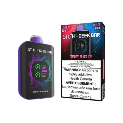 STLTH X GEEK BAR DISPOSABLE – 80k PUFFS – Cherry Blast Ice - Ecigdepot