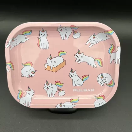 Pulsar Mini Metal Rolling Tray | Caticorn | 7″x5.5″