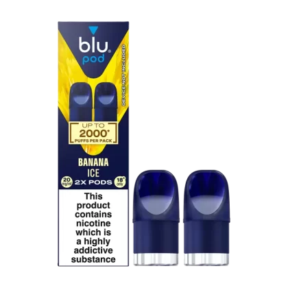 Banana Ice Blu Bar Pods - Vape Product (02C46D)