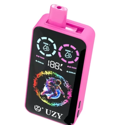 UZY Tornado 30K | dual-option RGB display 30000 puffs 40ml mega tank bulk disposable vape - Aiviouvapes