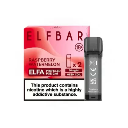 Elf Bar ELFA Raspberry Watermelon Pods (2 Pack) - Ecigpremium