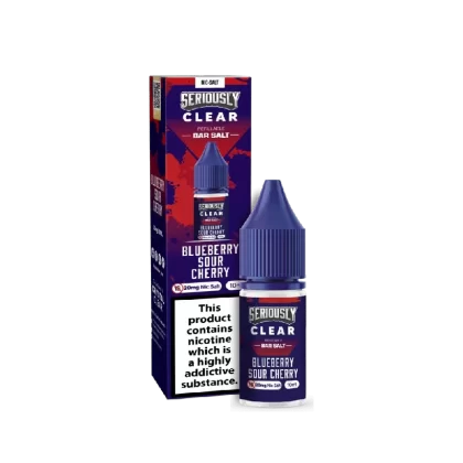 Seriously Clear Bar Salt E-liquid Blueberry Sour Cherry