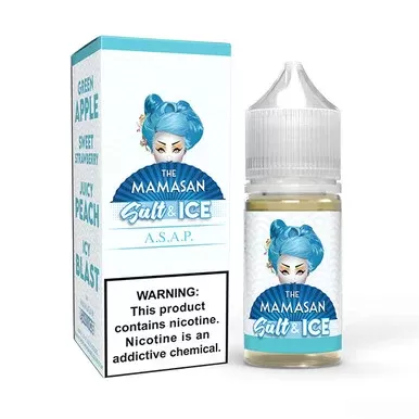 A.S.A.P. Ice (Apple Peach Strawberry Ice) The Mamasan Salts 30mL