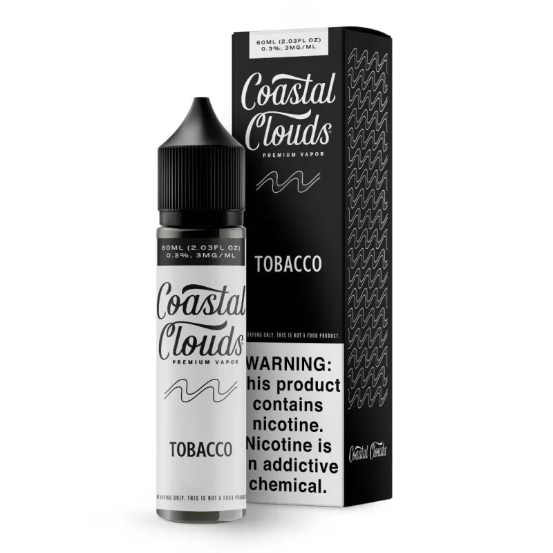 Coastal Clouds Tobacco 60ml E-Juice - Ecmvape