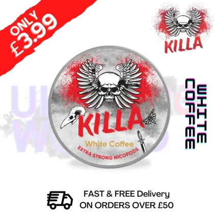 White Coffee Killa Nicotine Pouches NicoPod Nic Pouch (16.5mg)