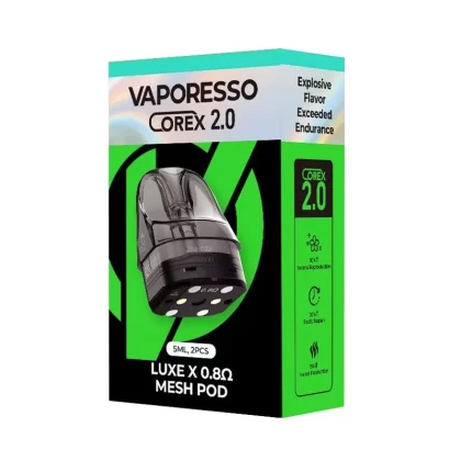 Vaporesso LUXE X Pods 2pk - 0.4ohm Mesh Corex 2.0 - Vapeciga