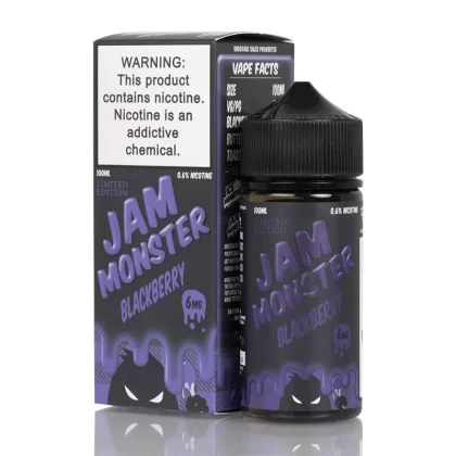 Jam Monster Blackberry Jam Vape e-Liquid 100mL - Vape Product, Vape Product
