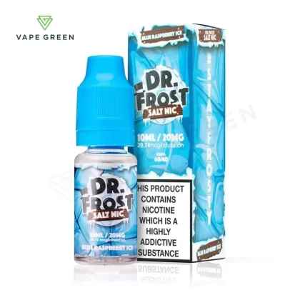 Blue Raspberry Ice Nic Salt E-Liquid by Dr Frost Polar Ice